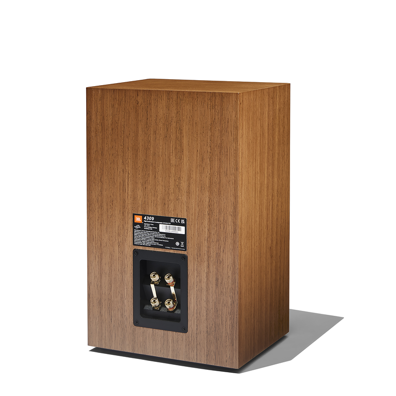 JBL 4309 - Walnut - 6.5-inch (165mm) 2-way Bookshelf Loudspeaker - Back image number null